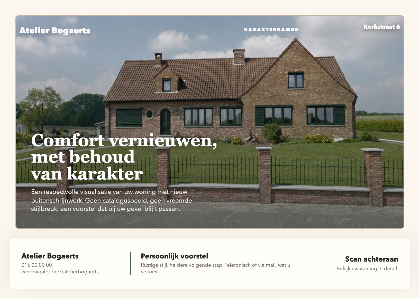 Klassieke postkaart recto